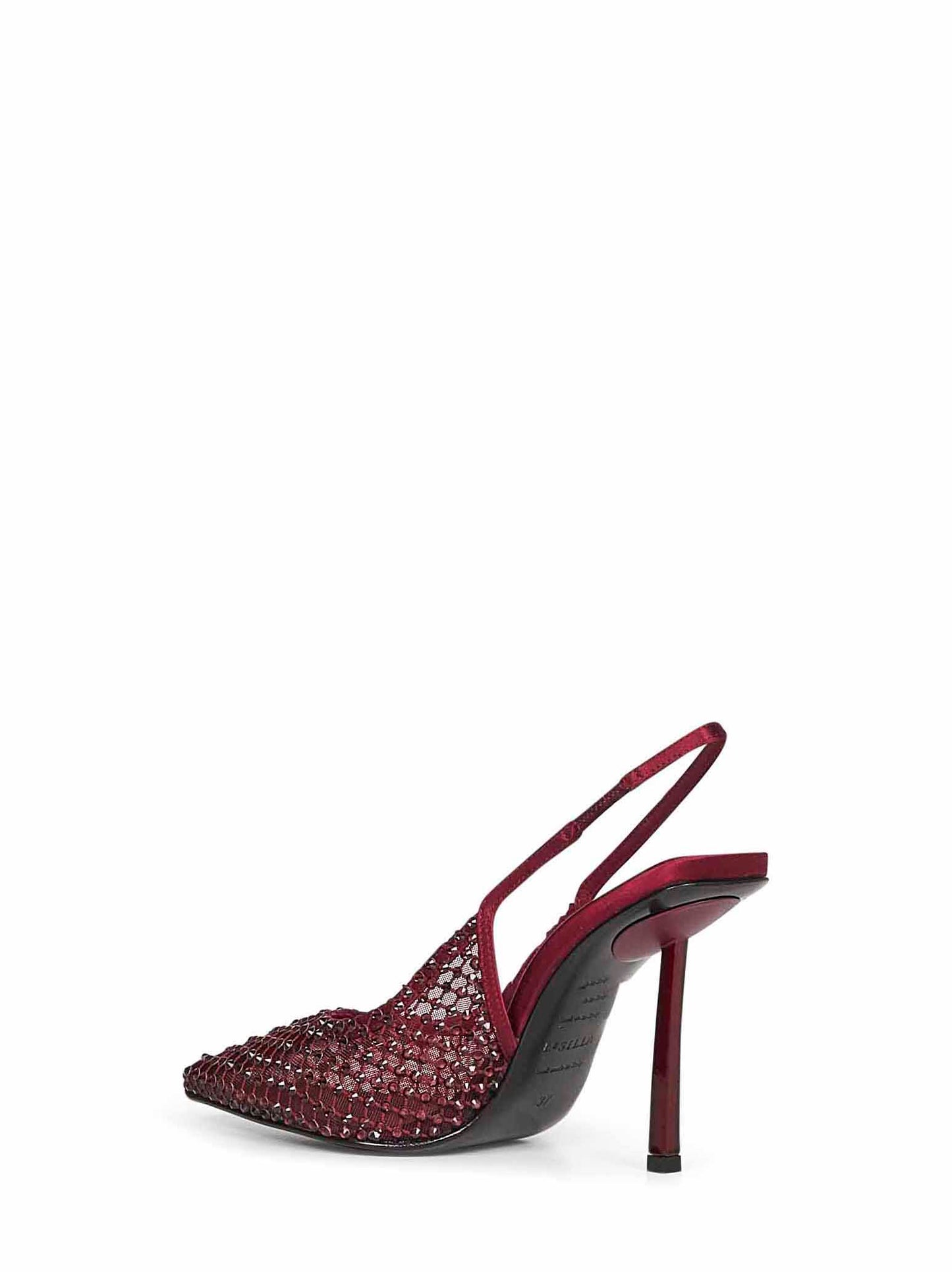Cherry Gilda 100mm crystal slingback