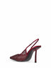 Cherry Gilda 100mm crystal slingback