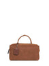 Dark brown HOLDALLLSUEDE large bowler bag