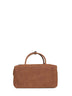 Dark brown HOLDALLLSUEDE large bowler bag