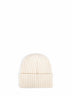 Berretto in lana e cashmere bianco