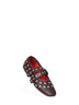 Brown Ryder Popper-Studded ballet flats