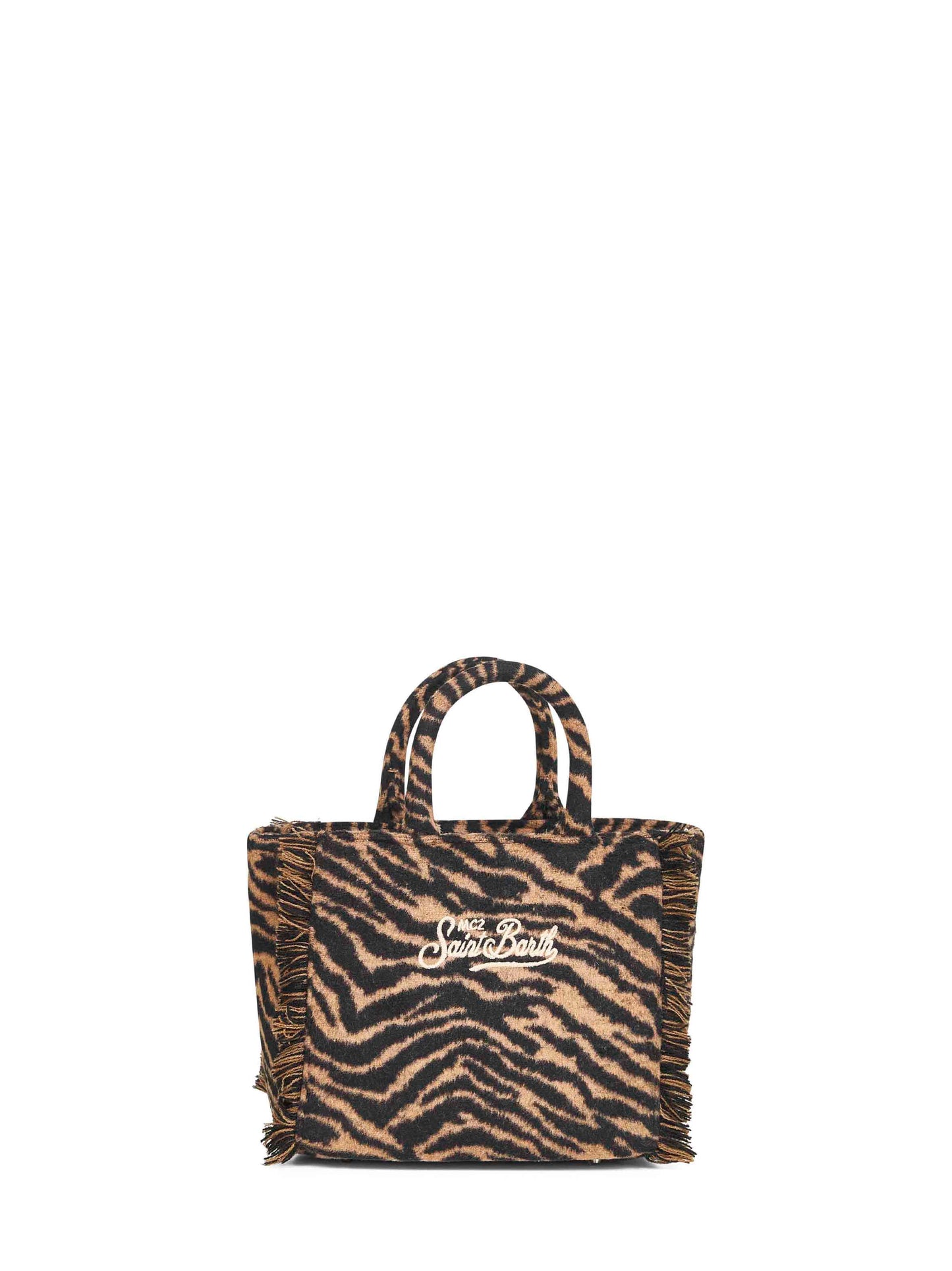 Zebra Vanity Mini Felt handbag