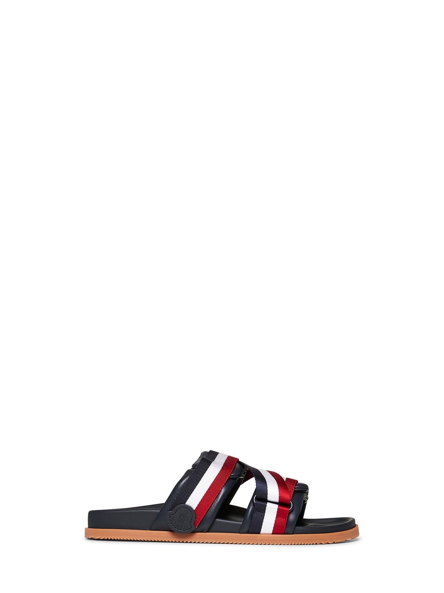 Slide Mon Summer in pelle blu