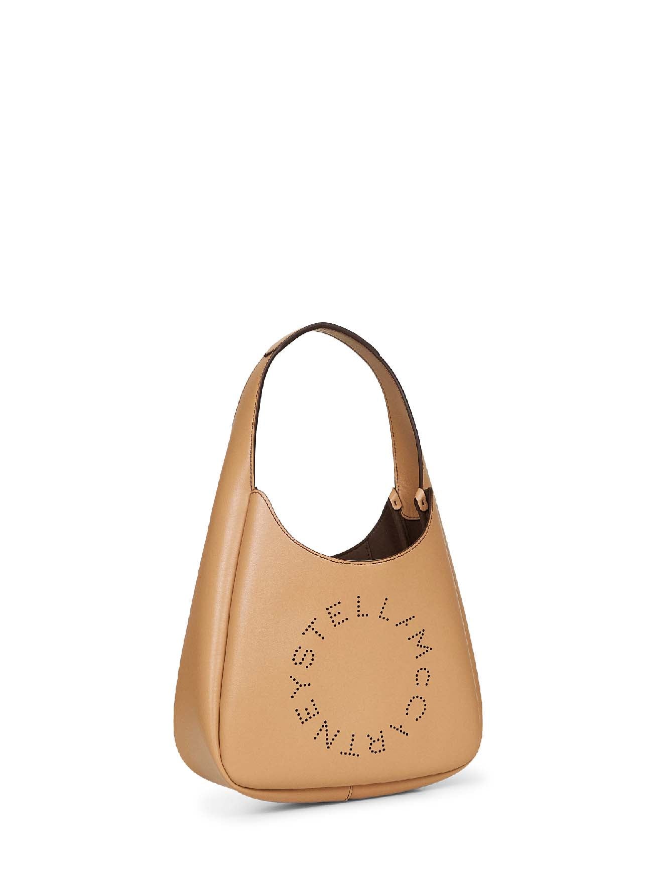 Beige small Slouchy Hobo Tote bag