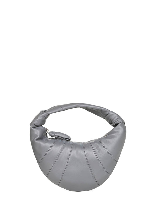 Borsa a spalla Mini Fortune Croissant grigia
