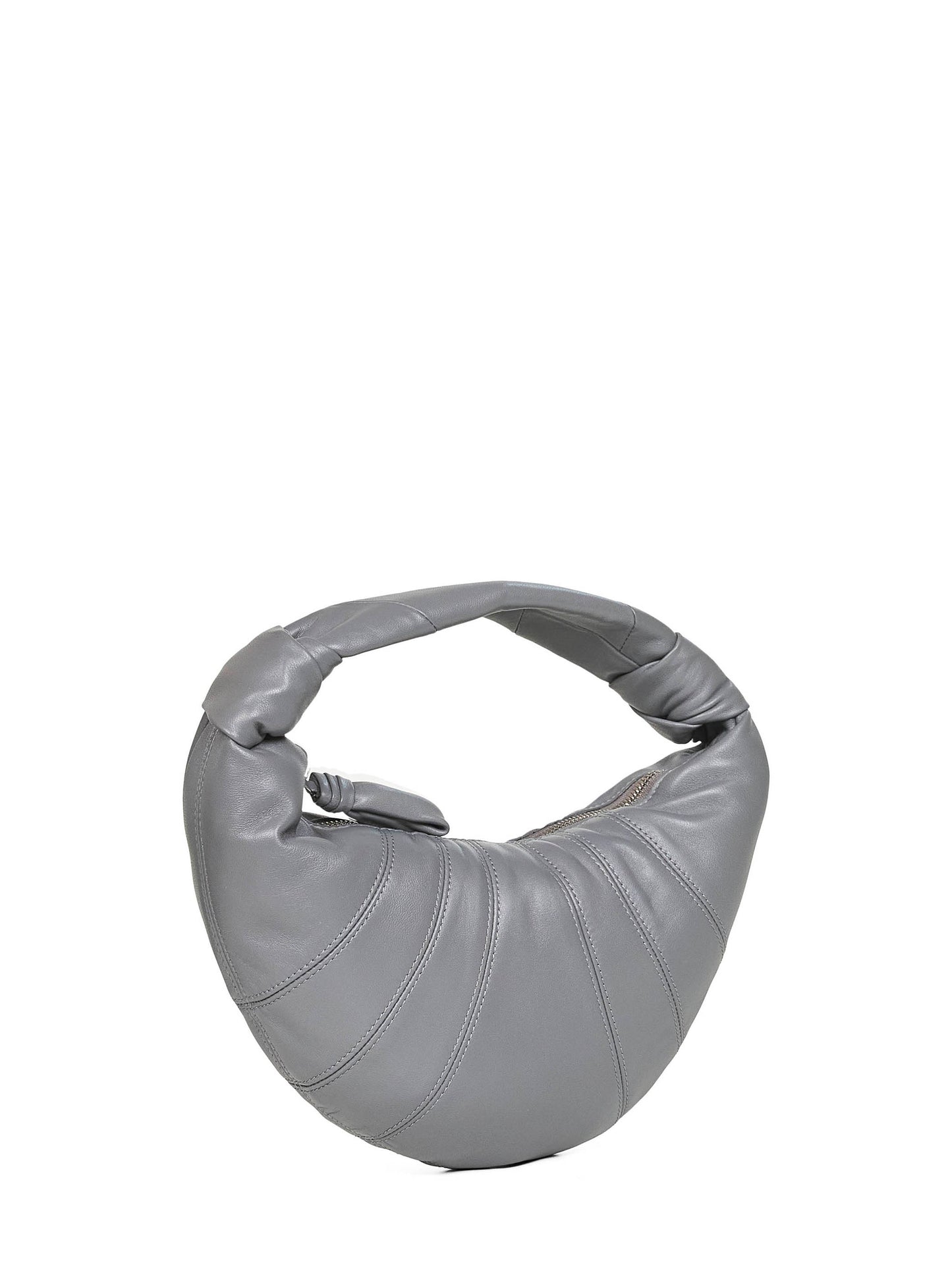 Smoked pearl Mini Fortune Croissant shoulder bag