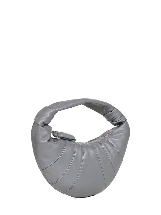 Borsa a spalla Mini Fortune Croissant grigia