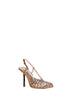 Rose gold Cage Pins 100 crystal slingback