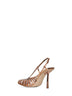 Rose gold Cage Pins 100 crystal slingback