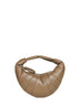 Dark khaki Mini Fortune Croissant shoulder bag