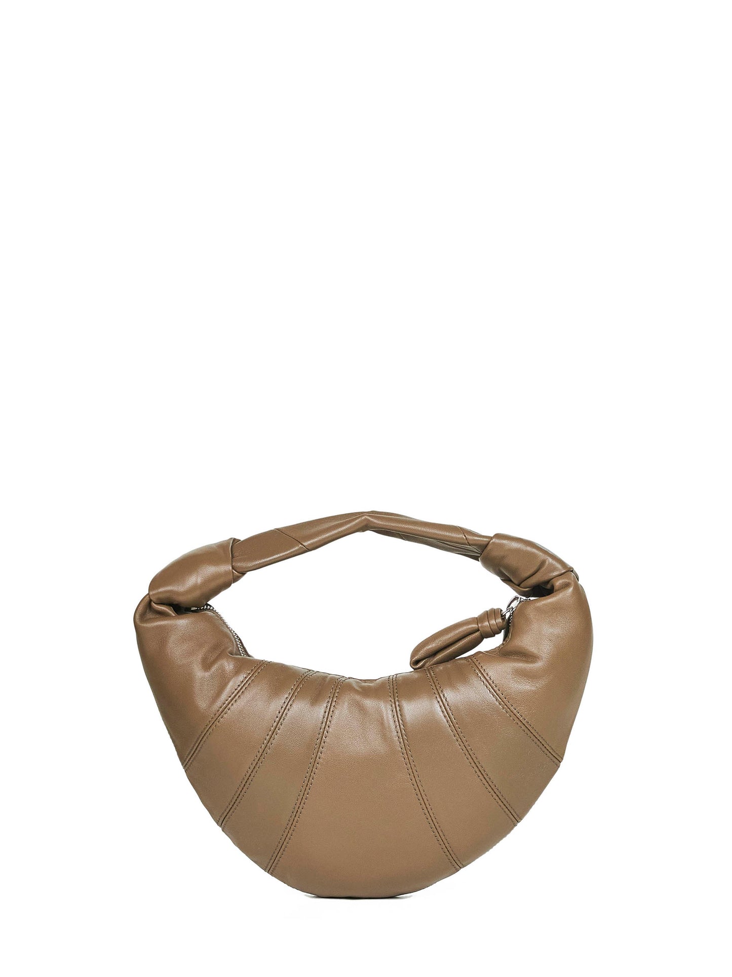 Dark khaki Mini Fortune Croissant shoulder bag