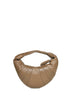 Dark khaki Mini Fortune Croissant shoulder bag