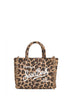 Leopard Colette Felt handbag