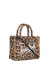 Leopard Colette Felt handbag