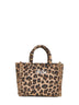 Leopard Colette Felt handbag