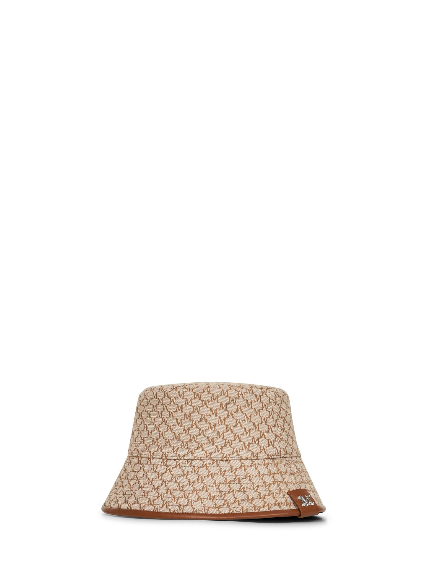 Beige cotton LORETTA bucket hat