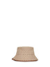 Beige cotton LORETTA bucket hat