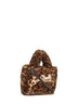 Leopard Vanity Mini Soft Fur handbag