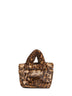 Leopard Vanity Mini Soft Fur handbag