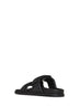 Black nappa leather Mon Summer sliders