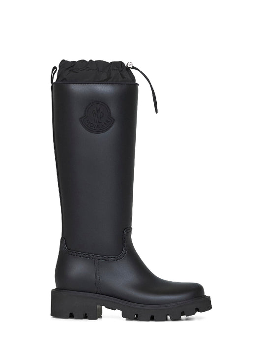 Black Kickstream High rain boots