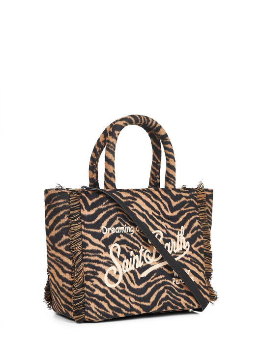 Borsa a mano Colette Felt zebrata