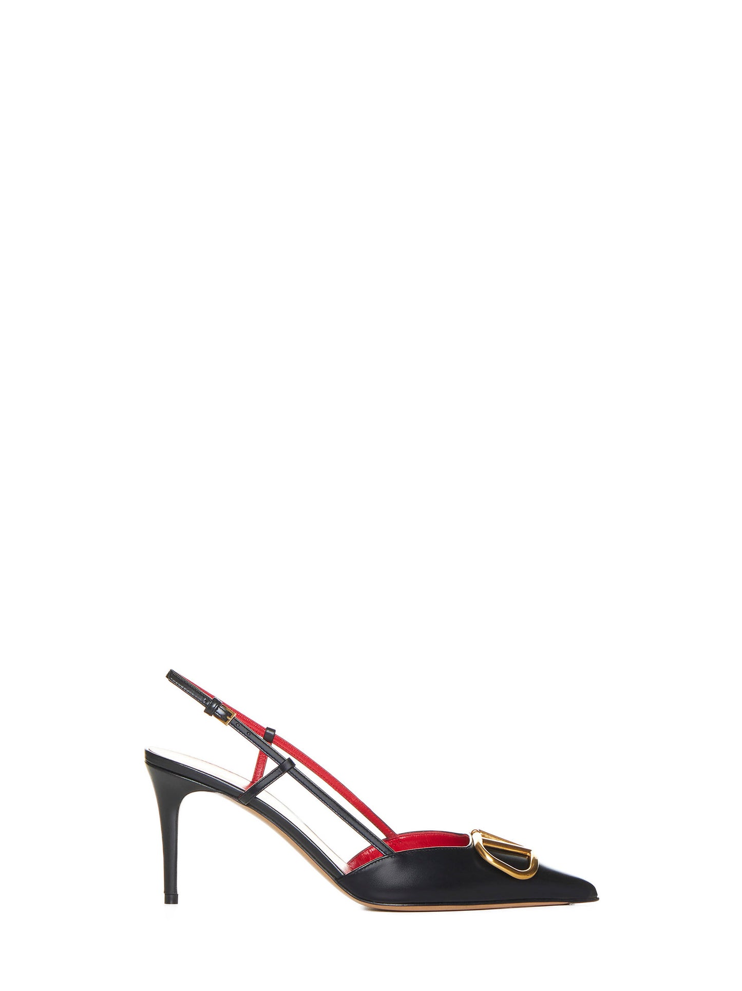 Decollete con cinturino in pelle