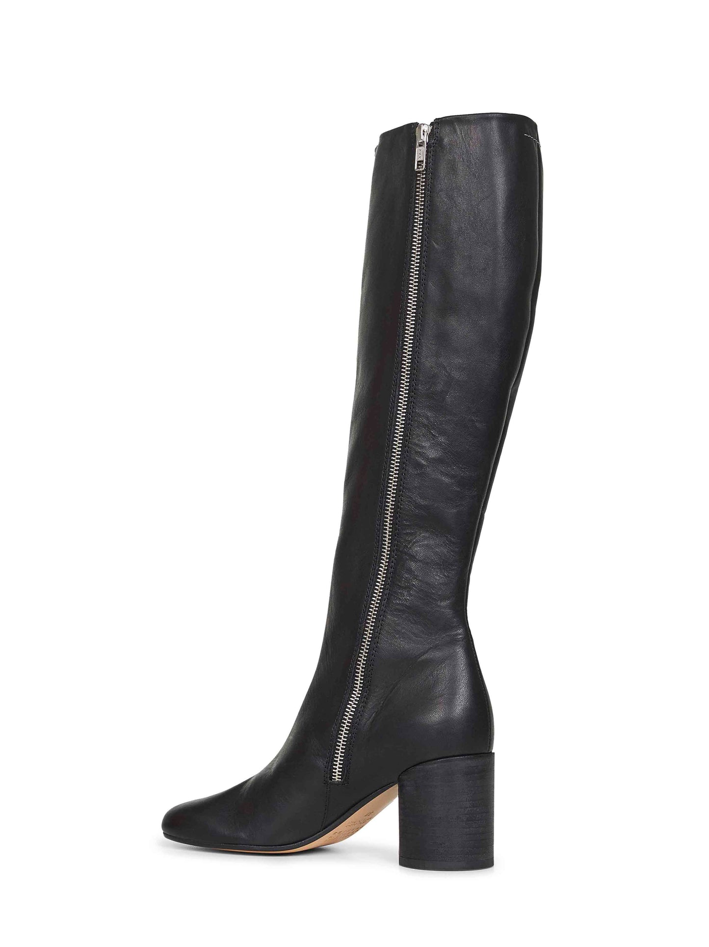 Black leather Anatomic Stitch boots