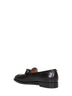 Black shiny calfskin leather Bowshire loafers