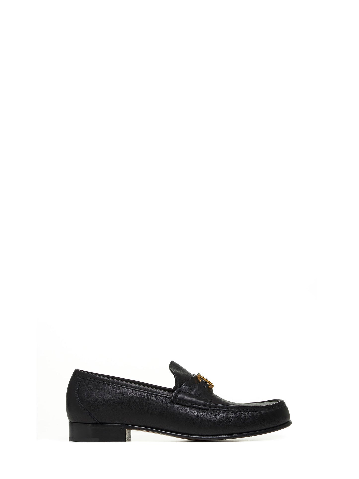 Black VLogo Signature loafers