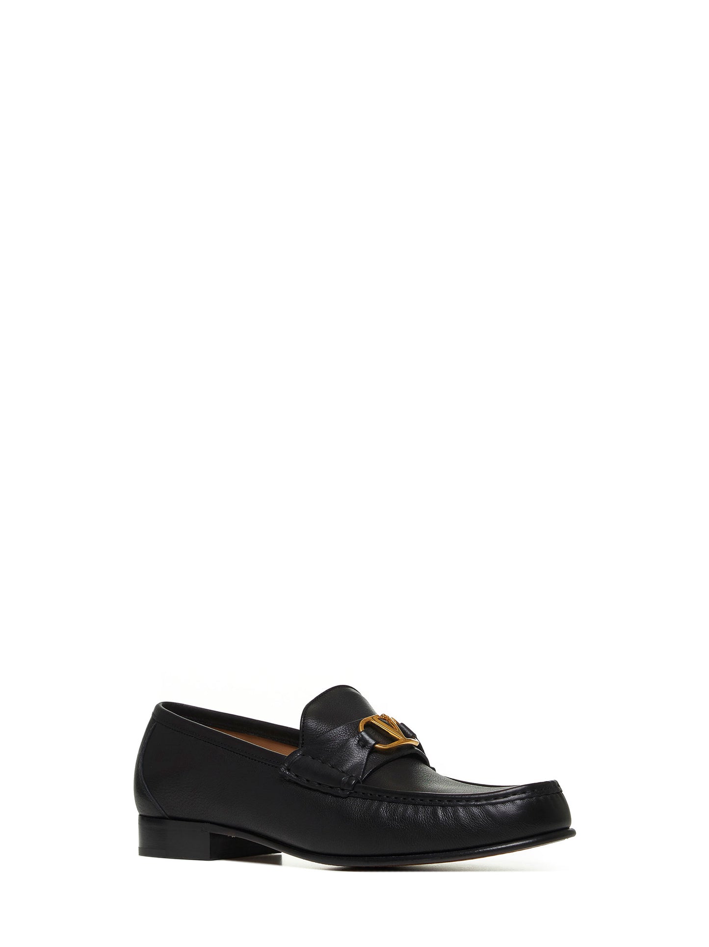 Black VLogo Signature loafers