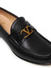 Black VLogo Signature loafers