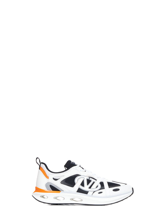 VLogo Easyjog mesh and leather sneakers