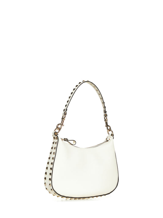 Borsa hobo piccola Rockstud in pelle