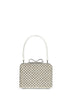 Cream Pearl Embellished micro handbag