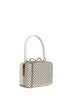 Cream Pearl Embellished micro handbag