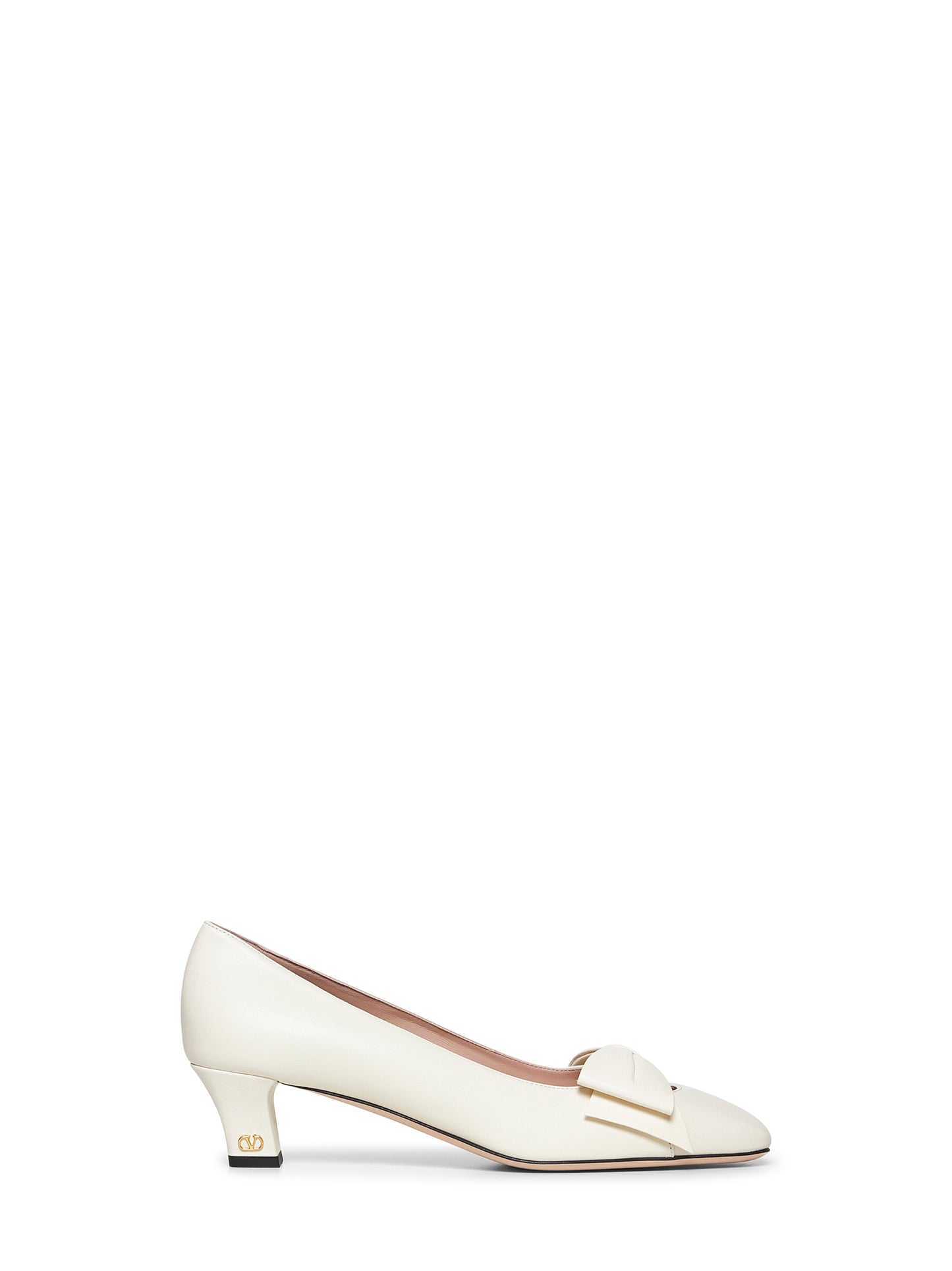 Décolleté Bowow in capretto avorio