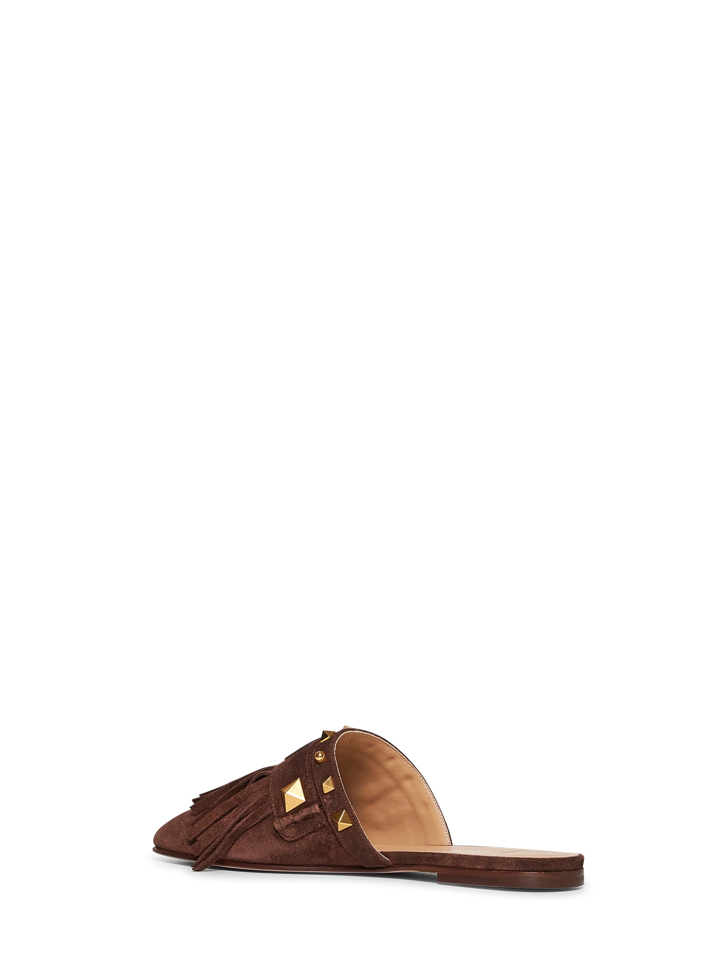 Mules Plaster Caster in camoscio marrone