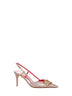 Valentino Garavani VLogo Signature leather slingback