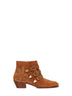 Ginger brown nubuck cowhide Susanna ankle boots