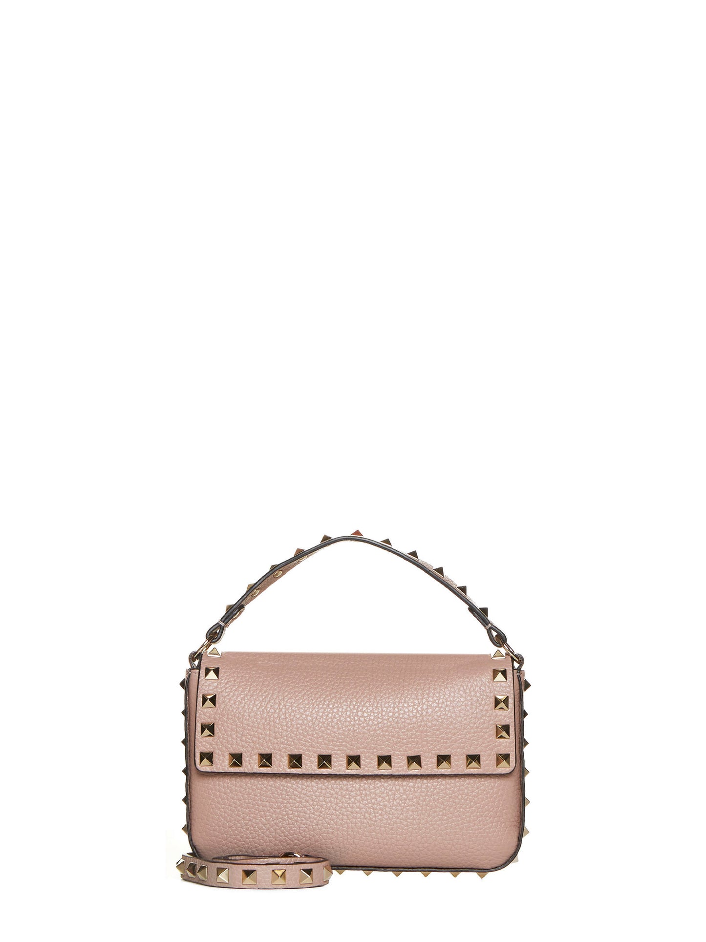Borsa Pouch Rockstud in pelle <BR/>