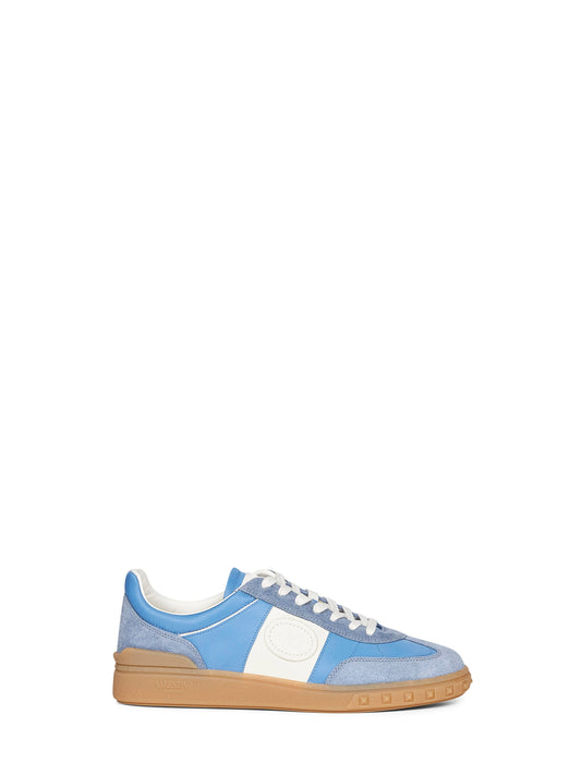 Light blue suede and nylon Upvillage sneakers