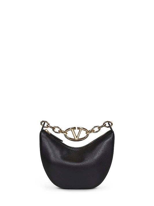 Borsa Mini Hobo VLogo Moon Bag nera
