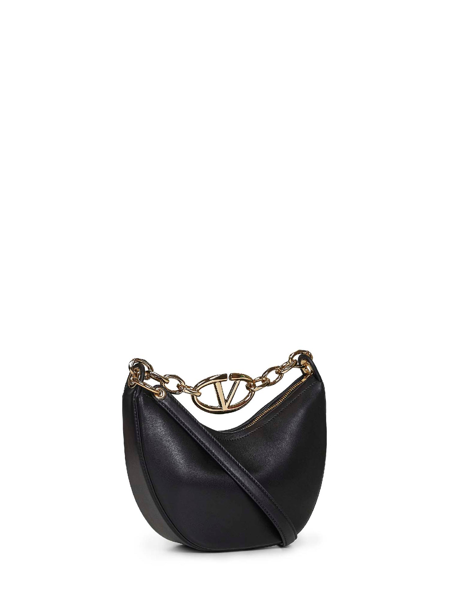 Borsa Mini Hobo VLogo Moon Bag nera