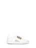 White calfskin Open sneakers