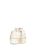 Light ivory VLogo Signature mini bucket bag
