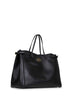 Black Antibes large shopping bag