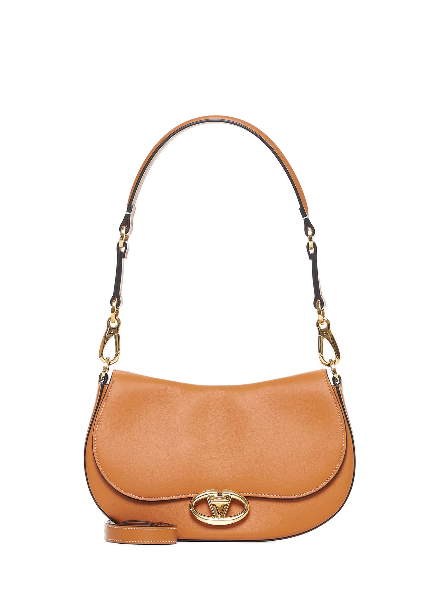 Ohval small leather shoulder bag