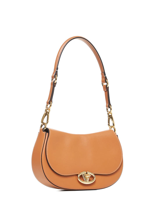 Ohval small leather shoulder bag